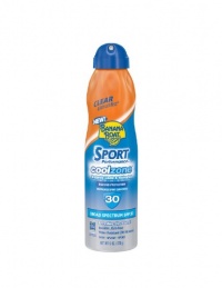 Banana Boat Sport Cool Zone Sunscreen Continuous Spray SPF 30, 6 Fluid Ounce Banana Boat Sport Cool Zone Sunscreen Continuous Spray SPF 30, 6 Fluid Ounce