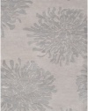 Area Rug 8x11 Rectangle Contemporary Gray Color - Surya Bombay Rug from RugPal