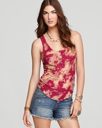 A textured Free People tie-dye tank is the perfect way to play up your love for '60s style and add color to your summer wardrobe.