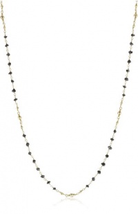 Mizuki 14k Wrapped Chain Necklace Black Rough Diamond, 18 Mizuki 14k Wrapped Chain Necklace Black Rough Diamond, 18