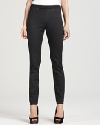 Not Your Daughter's Jeans Petites' Claire Pull-On Denim Leggings in Black/Grey Wash