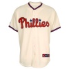 MLB Mens Philadelphia Phillies Ivory Alternate Replica Baseball Jersey