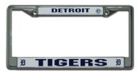 MLB Detroit Tigers Chrome License Plate Frame MLB Detroit Tigers Chrome License Plate Frame