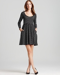 This casual-cool Oonagh by Nanette Lepore striped dress imbues your off-duty look with playful panache. Style with classic patent pumps for an evening ensemble. This casual-cool Oonagh by Nanette Lepore striped dress imbues your off-duty look with playful panache. Style with classic patent pumps for an evening ensemble.