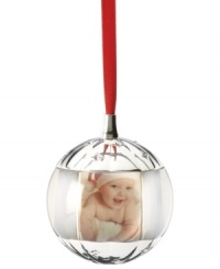 Remember the moments that make the season special. This endearing ornament features light-catching texture and opens to hold a picture of your most cherished memory. Create a Christmas tree that speaks to you and your loved ones with this personalized memento. Remember the moments that make the season special. This endearing ornament features light-catching texture and opens to hold a picture of your most cherished memory. Create a Christmas tree that speaks to you and your loved ones with this personalized memento.