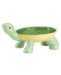 With a hollowed shell for holding candy, matches or keys, the Butterfly Meadow turtle bowl makes a whimsical addition to the beloved Lenox dinnerware collection. With a hollowed shell for holding candy, matches or keys, the Butterfly Meadow turtle bowl makes a whimsical addition to the beloved Lenox dinnerware collection.