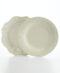Lenox has been an American tradition for more than a century, combining superior craftsmanship with understated sophistication. The dinner plates from the oversized Butler's Pantry dinnerware and dishes collection add a vintage touch to your formal gatherings, in durable embossed white china with a dressy high sheen. Lenox has been an American tradition for more than a century, combining superior craftsmanship with understated sophistication. The dinner plates from the oversized Butler's Pantry dinnerware and dishes collection add a vintage touch to your formal gatherings, in durable embossed white china with a dressy high sheen.