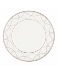 Sturdy bone china draped in delicate platinum garlands makes the Lenox Iced Pirouette accent salad plates a flawless go-to for formal dining. Sturdy bone china draped in delicate platinum garlands makes the Lenox Iced Pirouette accent salad plates a flawless go-to for formal dining.