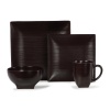 Mikasa Stone Ridge Chocolate 4-Piece Place Setting