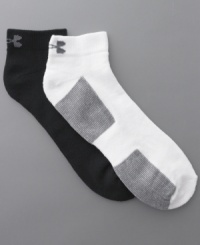 Less is more. Keep it simple in these low-cut socks from Under Armour. Less is more. Keep it simple in these low-cut socks from Under Armour.