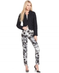 Rock the floral-print denim trend in this version from Sanctuary. Add sky-high heels for glam! (Clearance) Rock the floral-print denim trend in this version from Sanctuary. Add sky-high heels for glam! (Clearance)