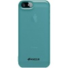 Amzer Soft Gel TPU Gloss Skin Fit Case Cover for Apple iPhone 5 (Fits All Carriers) - 1 Pack - Skin - Retail Packaging - Translucent Blue