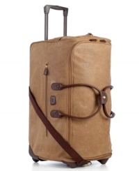In the world of travel, you deserve to land on luxury. Striking craftsmanship and stunning attention to detail stand out in this first-class flier. Enjoy the peace of mind that comes with traveling in ultimate style that packs all the essentials into a spacious main compartment and endless pockets. 2-year limited warranty. In the world of travel, you deserve to land on luxury. Striking craftsmanship and stunning attention to detail stand out in this first-class flier. Enjoy the peace of mind that comes with traveling in ultimate style that packs all the essentials into a spacious main compartment and endless pockets. 2-year limited warranty.