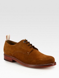 These lace-up oxfords in buttery soft suede exude effortless style, while an ankle pull-tab, with signature logo detail, provides maximum comfort and wearability.Suede upperLeather liningPadded insoleLeather soleImported These lace-up oxfords in buttery soft suede exude effortless style, while an ankle pull-tab, with signature logo detail, provides maximum comfort and wearability.Suede upperLeather liningPadded insoleLeather soleImported