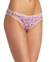 Calvin Klein Women's Naked Glamour Bikini, Tip Toe Floral, Medium