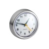 InterDesign Forma Suction Clock, Brushed Stainless Steel