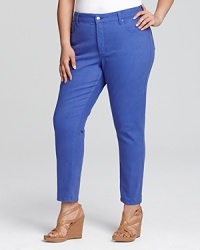 Body-shaping Not Your Daughters Jeans bring everyday chic to your wardrobe with a slim silhouette and ankle length. Body-shaping Not Your Daughters Jeans bring everyday chic to your wardrobe with a slim silhouette and ankle length.