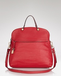 This Furla satchel takes a ladylike approach, crafted of leather with a perfectly poised shape. Carry it to work this season's understated sophistication. This Furla satchel takes a ladylike approach, crafted of leather with a perfectly poised shape. Carry it to work this season's understated sophistication.