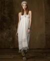 Inspired by your favorite accessory, Denim & Supply Ralph Lauren's chic maxi dress makes a bold statement with a pretty ruched bodice and totally unique tasseled hem.