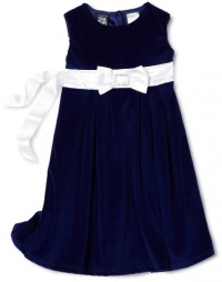 So La Vita Girls 2-6x Sleeveless Velvet Dress with Sash So La Vita Girls 2-6x Sleeveless Velvet Dress with Sash