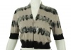 Calvin Klein Cropped Sequin Sweater Fog/Black L