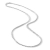 Italian Solid Sterling Silver Rope Chain, 16, 18, 20, 22, 24, or 30 Length, 1.5 mm Width, Thick and Luxurious, Packaged in an Organza Jewelry Gift Bag