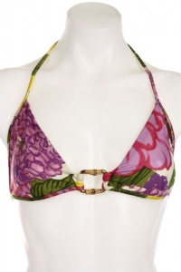 Milly Cabana Women's Antibes Triangle String Bikini Top, Large
