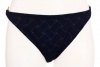 Shoshanna Geo Crochet Navy Bikini Bottom, X-Large