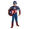 Disguise Kids Muscle Chest Captain America Halloween Costume Boys M (7-8)(48-60 lbs.)