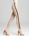 The contrasting suede stripe on these leggings adds a touch of elegance to these leggings from Ralph Lauren.