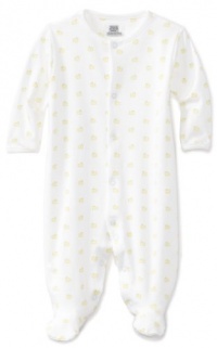 Noa Lily Unisex-Baby Newborn Duck Themed Footie, White, Newborn Noa Lily Unisex-Baby Newborn Duck Themed Footie, White, Newborn