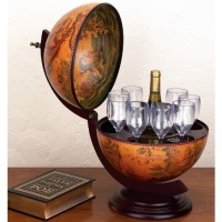 13 inch Diameter Italian Replica Globe Bar 13 inch Diameter Italian Replica Globe Bar