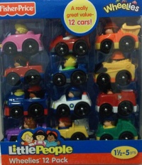 Fisher-Price Little People Wheelies Vehicle 12-Pack Fisher-Price Little People Wheelies Vehicle 12-Pack