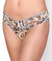 Hanky Panky Wild Savage Low-Rise Thong - Savag Brwn Hanky Panky Wild Savage Low-Rise Thong - Savag Brwn