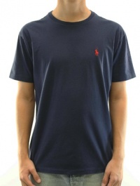 Polo Ralph Lauren Men's Crew Neck T-Shirt Navy Blue Short Sleeve 1256299 Polo Ralph Lauren Men's Crew Neck T-Shirt Navy Blue Short Sleeve 1256299