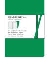 Moleskine Ruled Volant Notebook Extra Small Emerald Green: Set of 2 (Moleskine Legendary Notebooks)