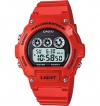 Casio #W214HC-4AV Men's Red Chronograph Alarm LCD Digital Sports Watch