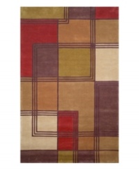 Do you believe in balance? Set any room on the right track with the striking architectural pattern of the Mission-inspired Amalfi collection. Bold geometric harmony draws the eye in while warm earth tones create a sense of calm. The hand- tufted rug is plush but durable, with minimal shedding. Hand carving completes the simple, contemporary look. Do you believe in balance? Set any room on the right track with the striking architectural pattern of the Mission-inspired Amalfi collection. Bold geometric harmony draws the eye in while warm earth tones create a sense of calm. The hand- tufted rug is plush but durable, with minimal shedding. Hand carving completes the simple, contemporary look.