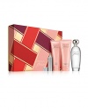 Fill her world with pleasures big and small. Estee Lauder pleasures is sheer, fresh and floral. Limited-time collection includes four favorites, all in an exclusive gift box. Includes Eau de Parfum Spray 3.4 oz. and Atomizer 0.17 oz., Body Lotion 3.4 oz., and Bath and Shower Gel 3.4 oz. 