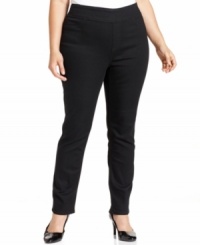 Snag the look of jeans and the comfort of leggings with Style&co.'s plus size jeggings-- they're must-haves! Snag the look of jeans and the comfort of leggings with Style&co.'s plus size jeggings-- they're must-haves!