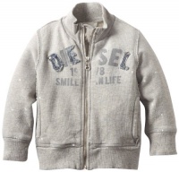 Diesel Baby-Boys Infant Sonifyb Zip Hoodie, Grey, 3 Months