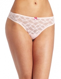 Betsey Johnson Women's Stretch Lace Thong Betsey Johnson Women's Stretch Lace Thong