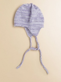 Crafted of cozy merino wool, this cold-conquering hat has a tweed-inspired pattern and self-ties for a tailored fit. Self-ties beneath chinMerino woolHand washImported Crafted of cozy merino wool, this cold-conquering hat has a tweed-inspired pattern and self-ties for a tailored fit. Self-ties beneath chinMerino woolHand washImported
