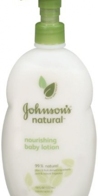 Johnson's Baby Natural Lotion, 18 Ounce Johnson's Baby Natural Lotion, 18 Ounce