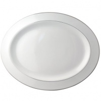 Bernardaud Cristal Oval Platter 13 In Bernardaud Cristal Oval Platter 13 In