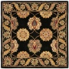 Area Rug 8x8 Square Traditional Black Color - Safavieh Heritage Rug from RugPal