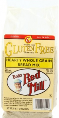 Bob's Red Mill Gluten-Free Whole Grain Bread Mix, 20-Ounce Units (Pack of 4)