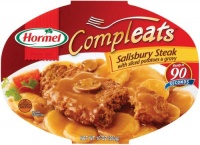 Hormel Compleats Salisbury Steak with Sliced Potatoes & Gravy, 10-Ounce Microwavable Bowls (Pack of 6) Hormel Compleats Salisbury Steak with Sliced Potatoes & Gravy, 10-Ounce Microwavable Bowls (Pack of 6)