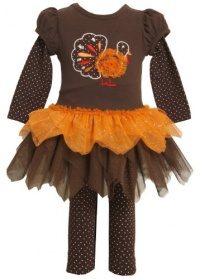 Bonnie Baby-girls Newborn Knit Turkey Tutu Legging Set Bonnie Baby-girls Newborn Knit Turkey Tutu Legging Set