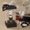 Vineyard CollectionTM Crystal Ball Design Wine Stopper Favors, 1